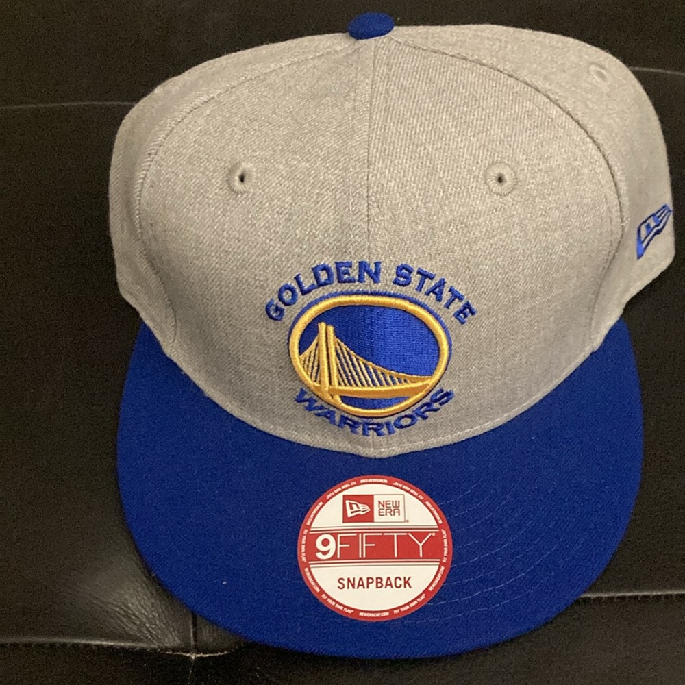 New Era Gray and Blue Golden State Warriors Snapback Hat